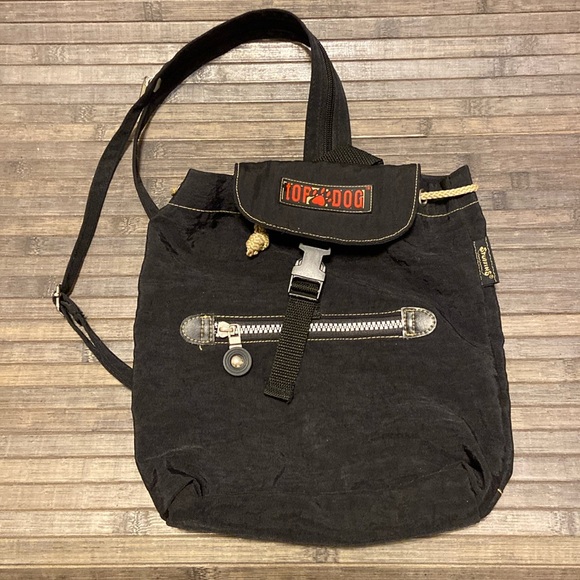 Stuffins TOP DOG Nylon Backpack Black - Picture 1 of 16